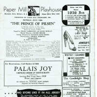 Prince of Pilsen, 1944 Paper Mill Playhouse Program