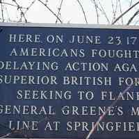 Vauxhall Bridge: Battle of Springfield Marker