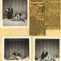 Faddis: Robert Faddis Testimonial Dinner, 1961