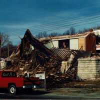 Railroad: Demolition of the Millburn Railroad Station, 1986