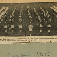 Millburn High School Marching Band & Twirlers, Fall 1959