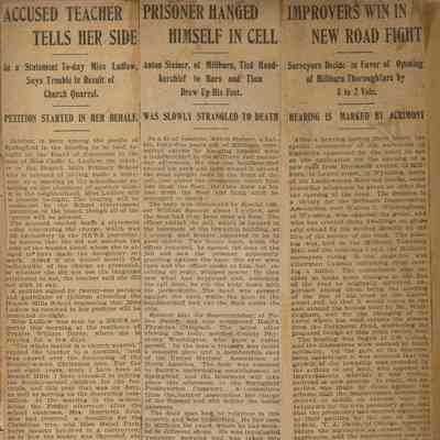 Flanagan Scrapbook: Millburn Road Development, page 18