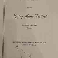 MHS Scrapbook: Vocal Music Department Spring Music Festival Program, 1954