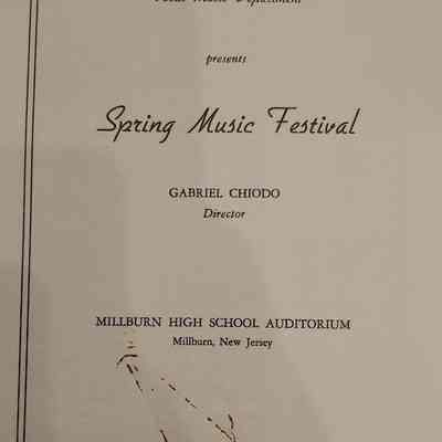 MHS Scrapbook: Vocal Music Department Spring Music Festival Program, 1954