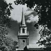 Wyoming Presbyterian Church: Wyoming Presbyterian Church Steeple, c. 1956