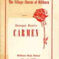 Village Chorus of Millburn: Carmen Program, 1955