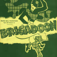 Paper Mill Playhouse Program: Brigadoon, 1950 Paper Mill Playhouse Souvenir Program