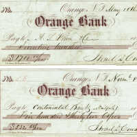          Condit: Israel Condit Promissory Note and Checks, 1862 picture number 3
   