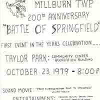          Battle of Springfield: Invitation to the Bicentennial Celebration, 1980 picture number 2
   