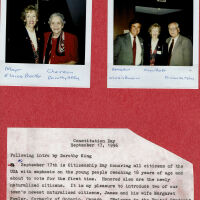          Daughters of the American Revolution: Citizenship Day and Constitution Week Scrapbook, 1996 picture number 1
   