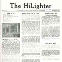 Millburn Junior High School: The HiLighter, Thanksgiving 1961