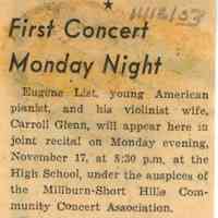          Item, November 13, 1952
   