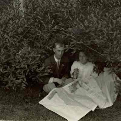 Marshall-Schmidt Album: Margaret Marshall and Young Man
