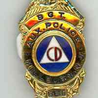 Civil Defense: Retired Sargent Civil Defense Pin