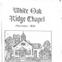 White Oak Ridge Chapel Pamphlets
