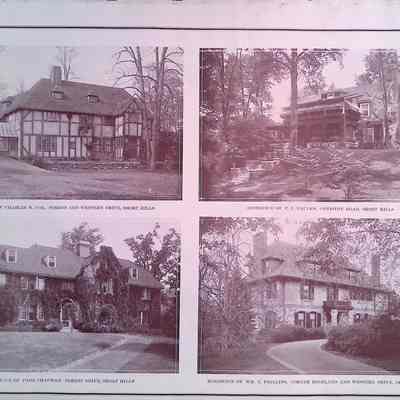 Charles W. Cox: Forest and Western Drive, F.J. Faulkes: Coniston Road, Page Chapman: Forest Drive, William A. Phillips: Highland and Western Drive