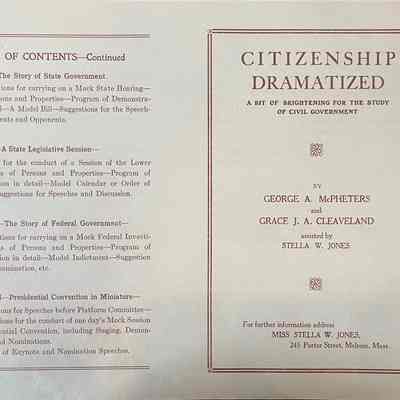 Voorhees: Citizenship Dramatized