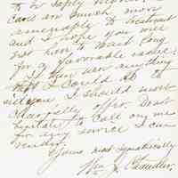          Kellogg: Condolence Letter from William J. Chandler to Elizabeth Kellogg, 1908 picture number 2
   