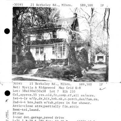 21 BERKELEY ROAD