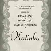 MHS Scrapbook: Paper Mill Playhouse Katinka Souvenir Program