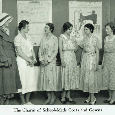 Millburn High School Fashion Class, 1931