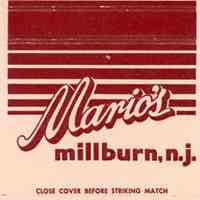          Mario's: Mario's Restaurant Matchbook Cover picture number 1
   