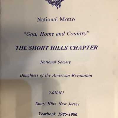Daughters of the American Revolution Yearbook, 1985-1986