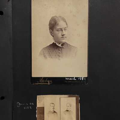 Top text: March 1881 Bottom text: June 29 1882