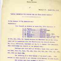Wyoming Civic Association: Annual Report, 1910