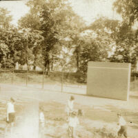 Taylor Park Playground Paddle Tennis, Handball and Horseshoe Courts, 1930