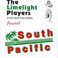 Millburn High School Limelight Players South Pacific Program, 1989
