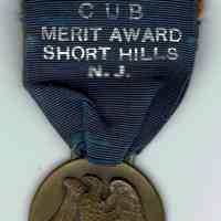          Cub Merit Award, Short Hills, NJ
   