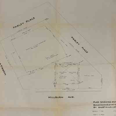 Short Hills Caterers: Plan for Buildings on Millburn Avenue near Short Hills Caterers, 1965