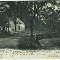 Brookside Drive: Brookside Drive with House, Millburn c.1900