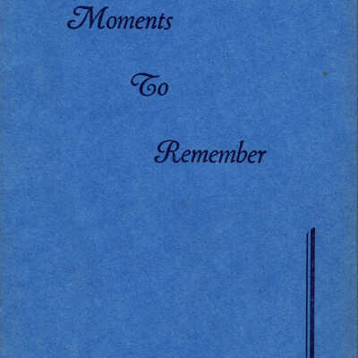 Millburn High School Senior Ball Program, 1960
