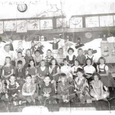 Wyoming School: Mrs. Mills First Grade Class, c. 1954