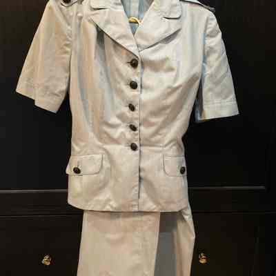 Red Cross: Light Blue Skirt