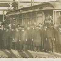 Trolley: First Trolley Between Millburn and Summit, 1905