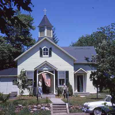 White Oak Ridge Chapel: Exterior of Chapel, 1964