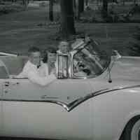 Millburn High School: Fred Wynne, Margie Tighe & Erwin Gerhardt, 1955