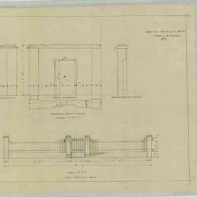 Wodell & Cottrell: Details of Gate Design for Mrs. Ridley Watts, 1941