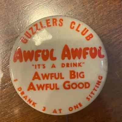 Bond's Ice Cream: Guzzler's Club Pin