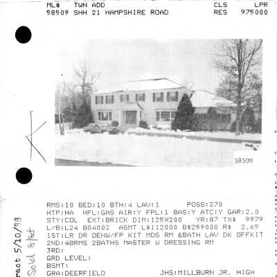 21 HAMPSHIRE ROAD