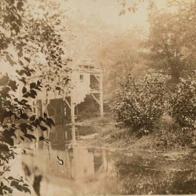 Unidentified Photograph on verso of SH Train Station