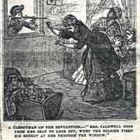 Battle of Springfield: Illustration of Hannah Caldwell