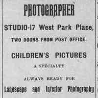          Advertisement from the Morris County Chronicle, March 30, 1900
   