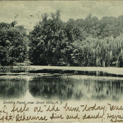 Smith's Pond: Smith's Pond, Near Short Hills, NJ, 1908