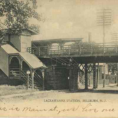 Railroad: Lackawanna Station, Millburn, N.J., 1905