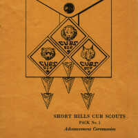 Scouts: Short Hills Cub Scouts Pack 1 Advancement Ceremonies, 1948