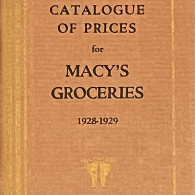 Macpherson: Catalog of Prices for Macy's Groceries